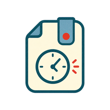 Horloge de révision oubliée